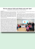 Grundschule Itzum erhält dank Hildesheimer Augenzentrum ein drittes Smartboard