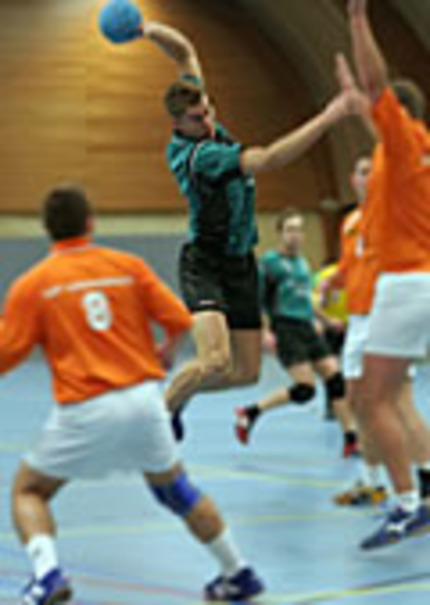 Handball-Bundesliga-Profi unterm Laser